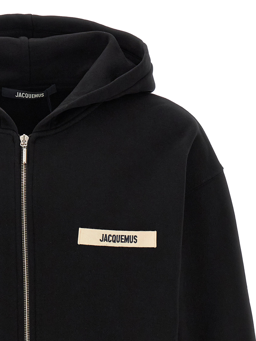 Black Cotton Sweatshirt