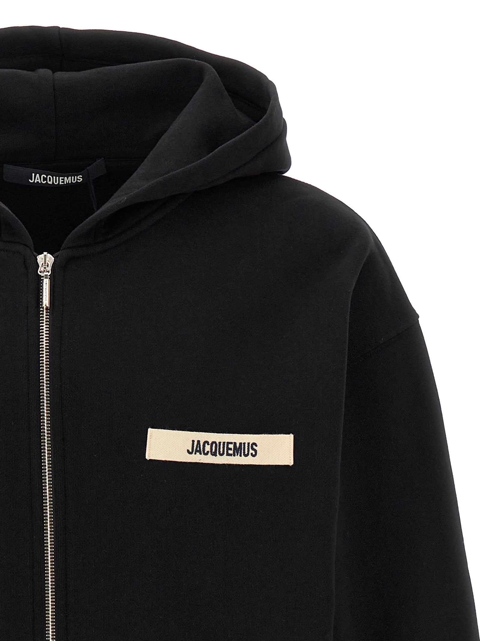 Black Cotton Sweatshirt
