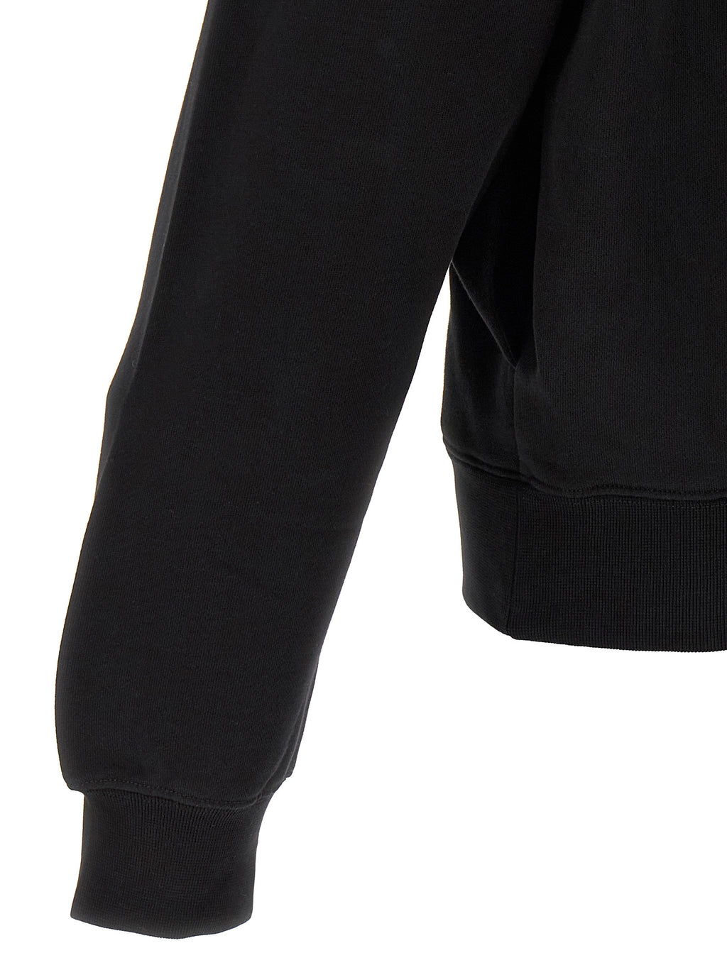 Black Cotton Sweatshirt