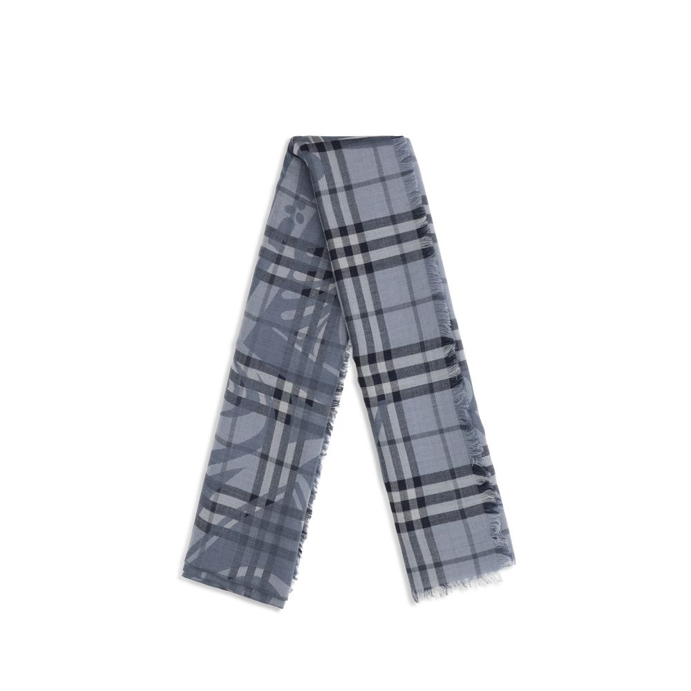 Blue Wool Oves Aries Foulard