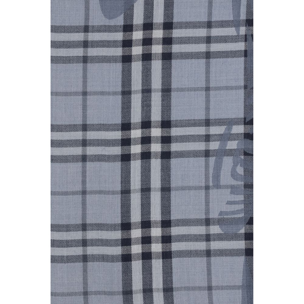 Blue Wool Oves Aries Foulard