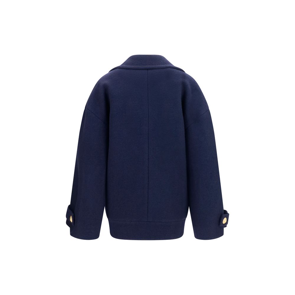 Blue Wool Oves Aries Coat