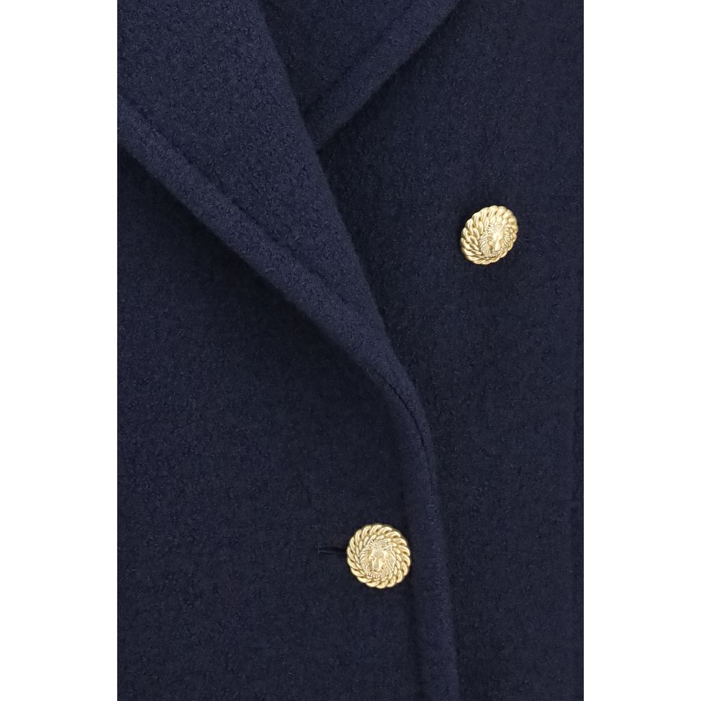 Blue Wool Oves Aries Coat