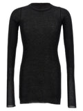 Black Viscose T-Shirt