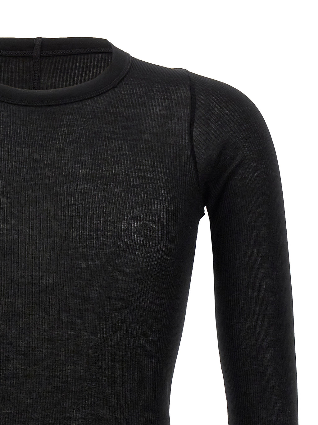 Black Viscose T-Shirt