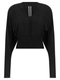 Black Cotton Sweatshirt