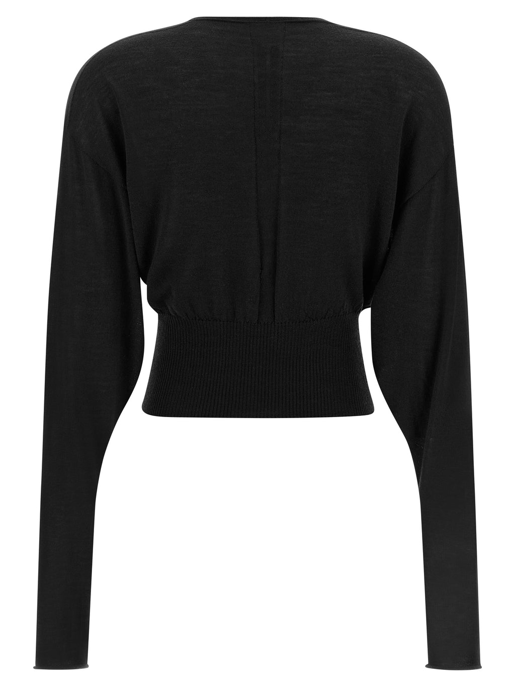 Black Cotton Sweatshirt