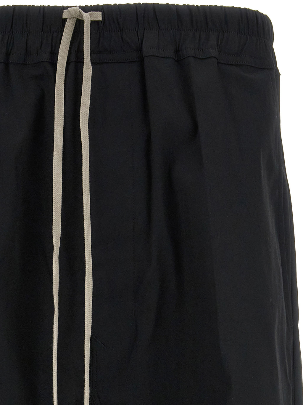 Black Cotton Casual Pants