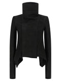Black Lamb Leather Leather Jacket