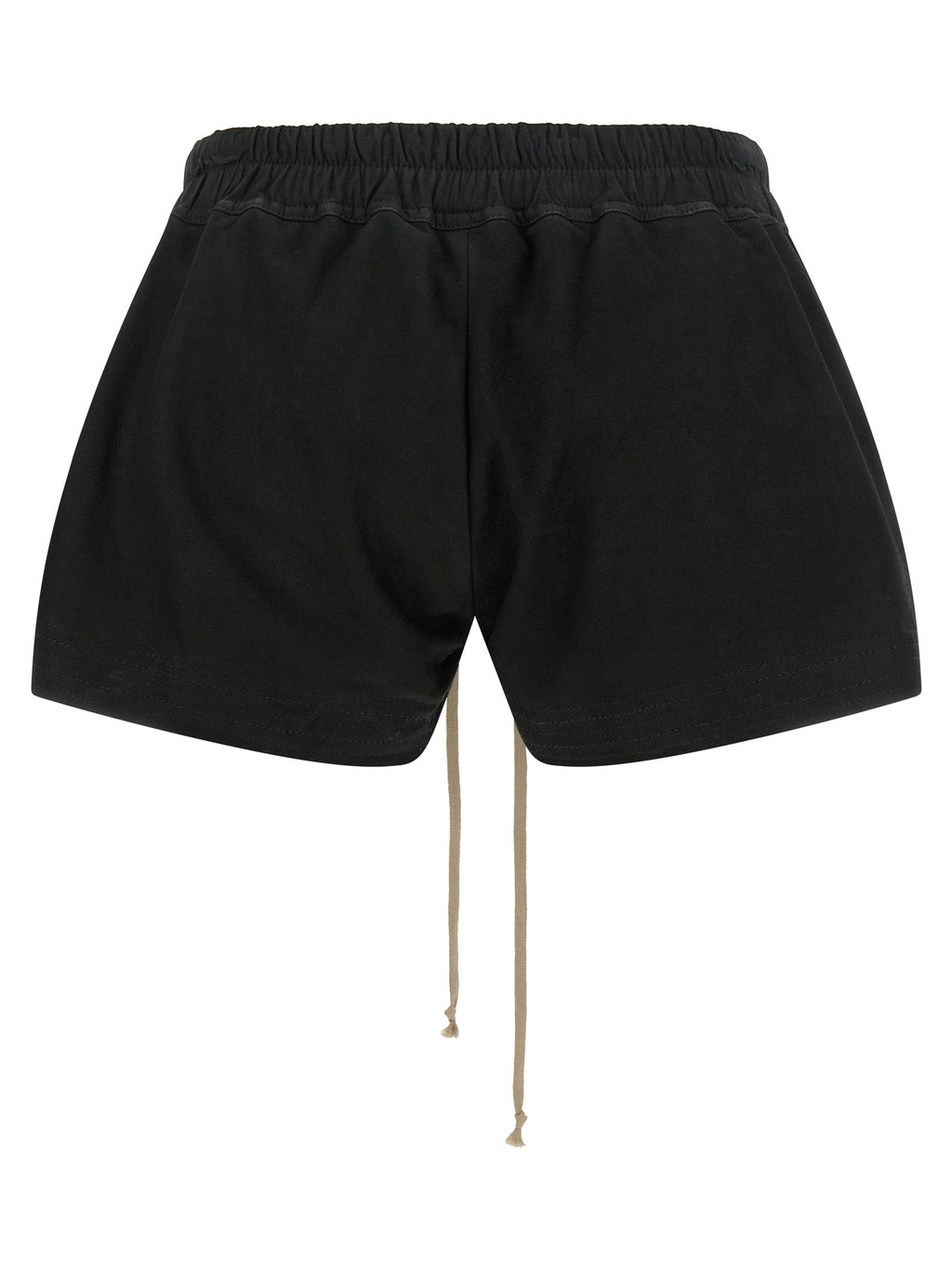 Black Lamb Leather Bermuda Shorts