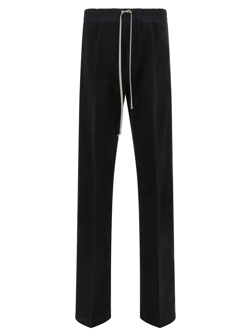 Black Cotton Casual Pants
