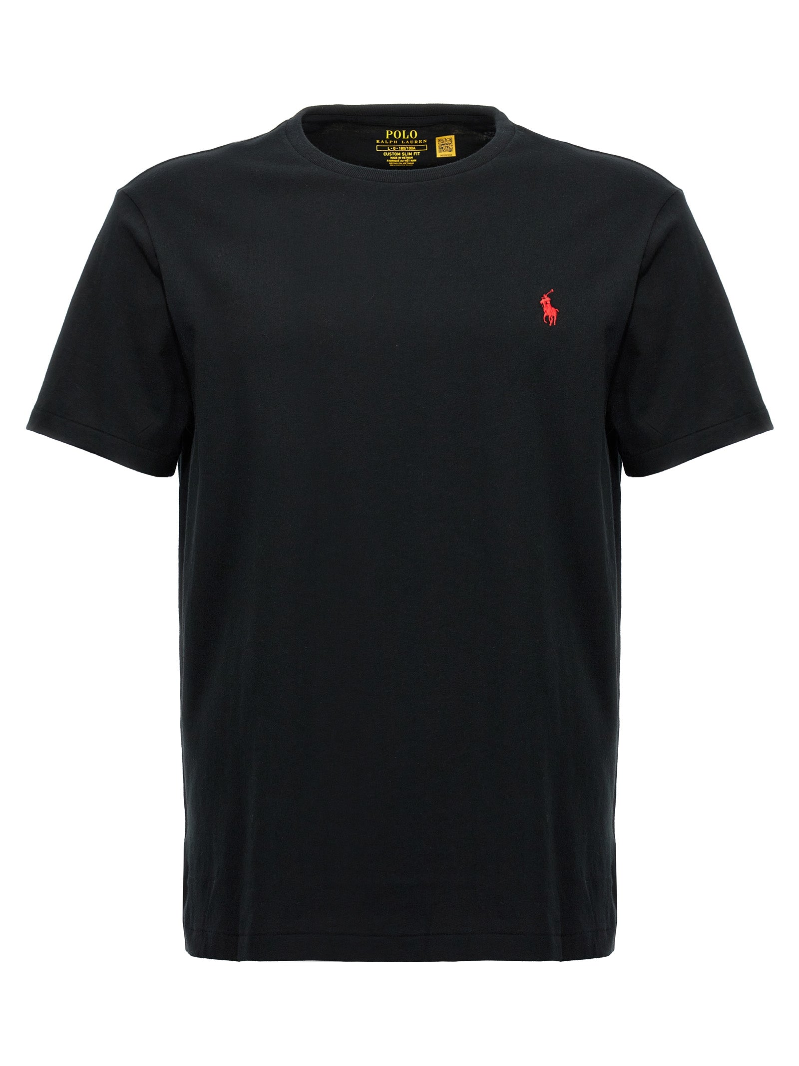 Black Cotton T-Shirt