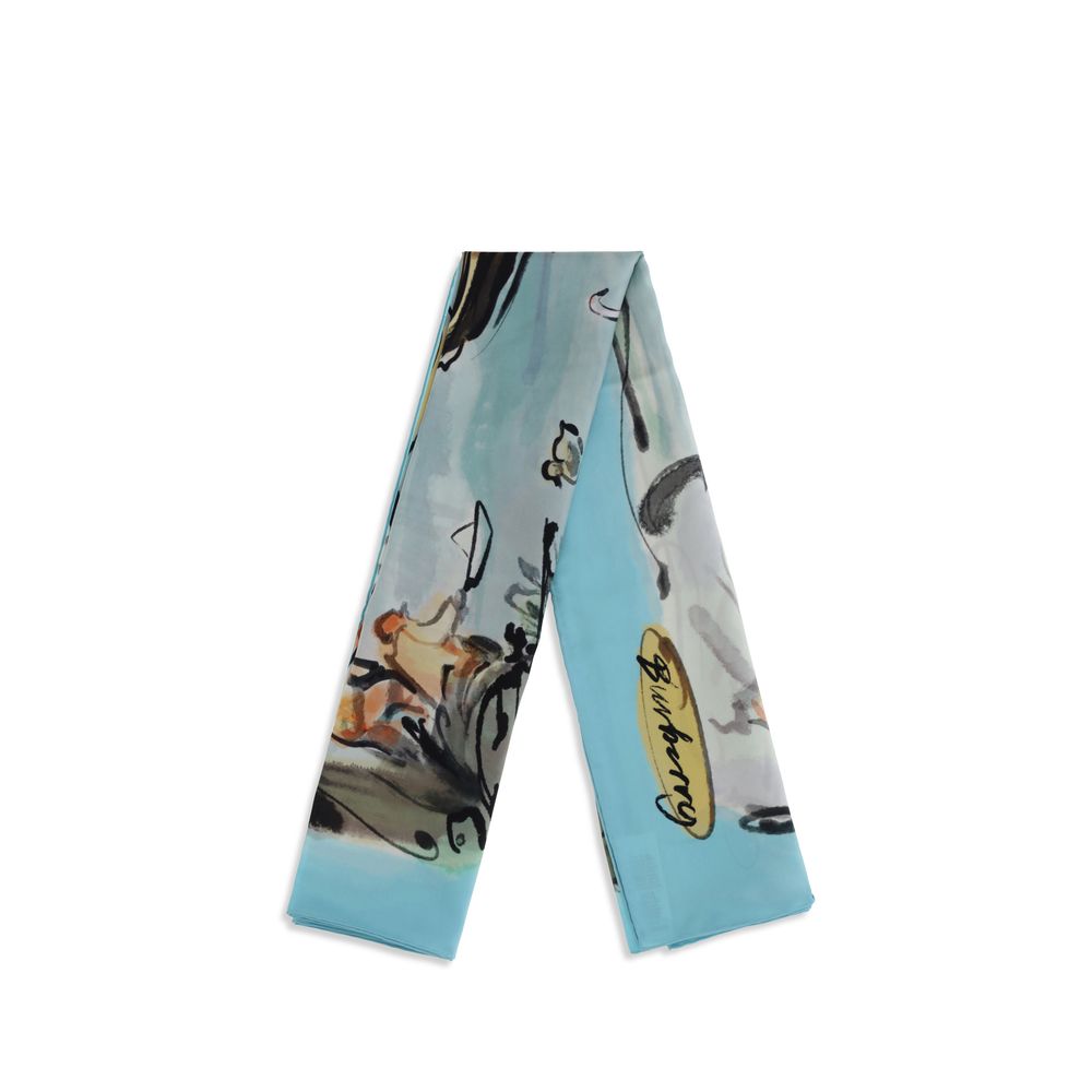 Multicolor Silk Scarf