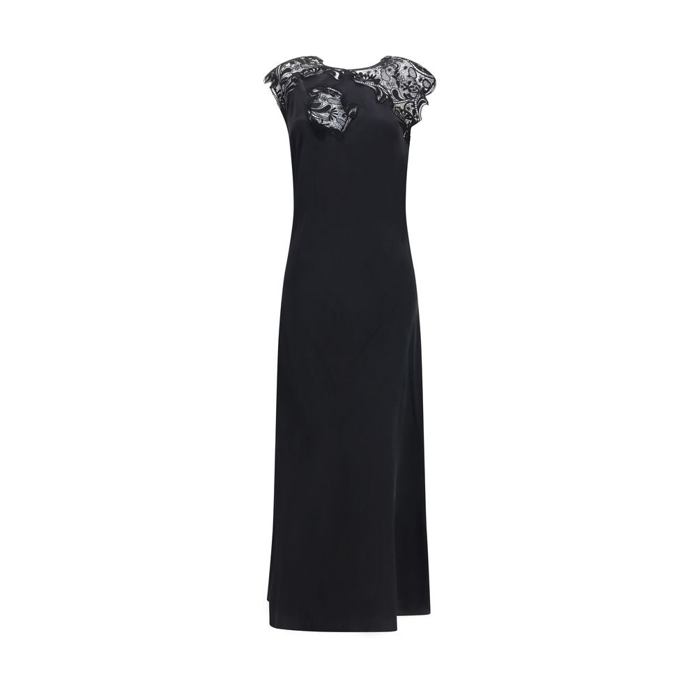Black Silk Cocktail Dress