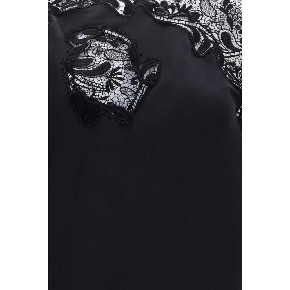 Black Silk Cocktail Dress