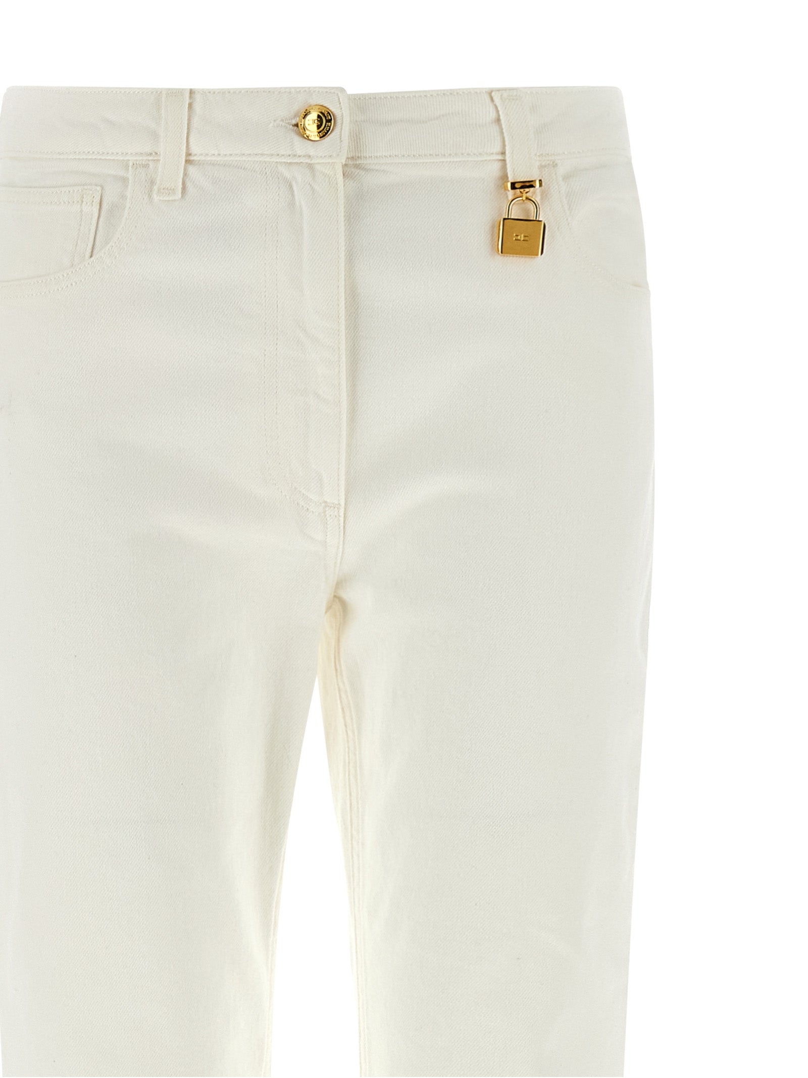 White Cotton Jeans Denim
