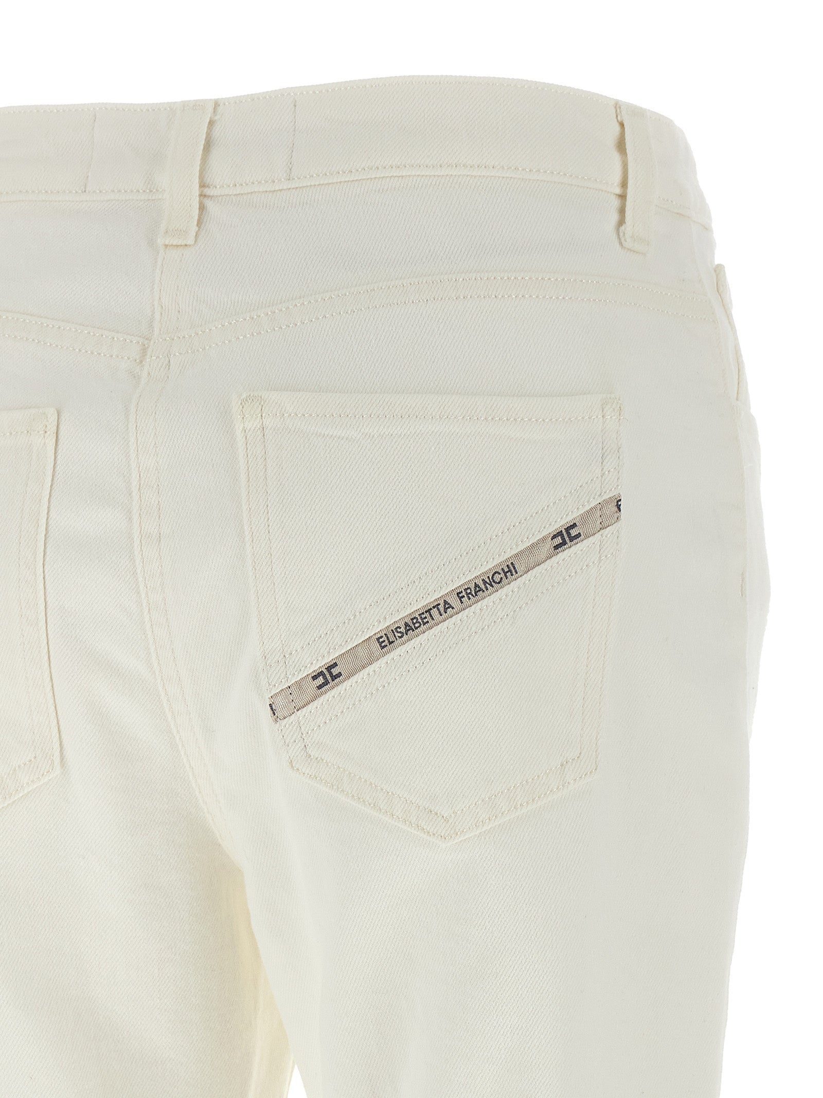 White Cotton Jeans Denim