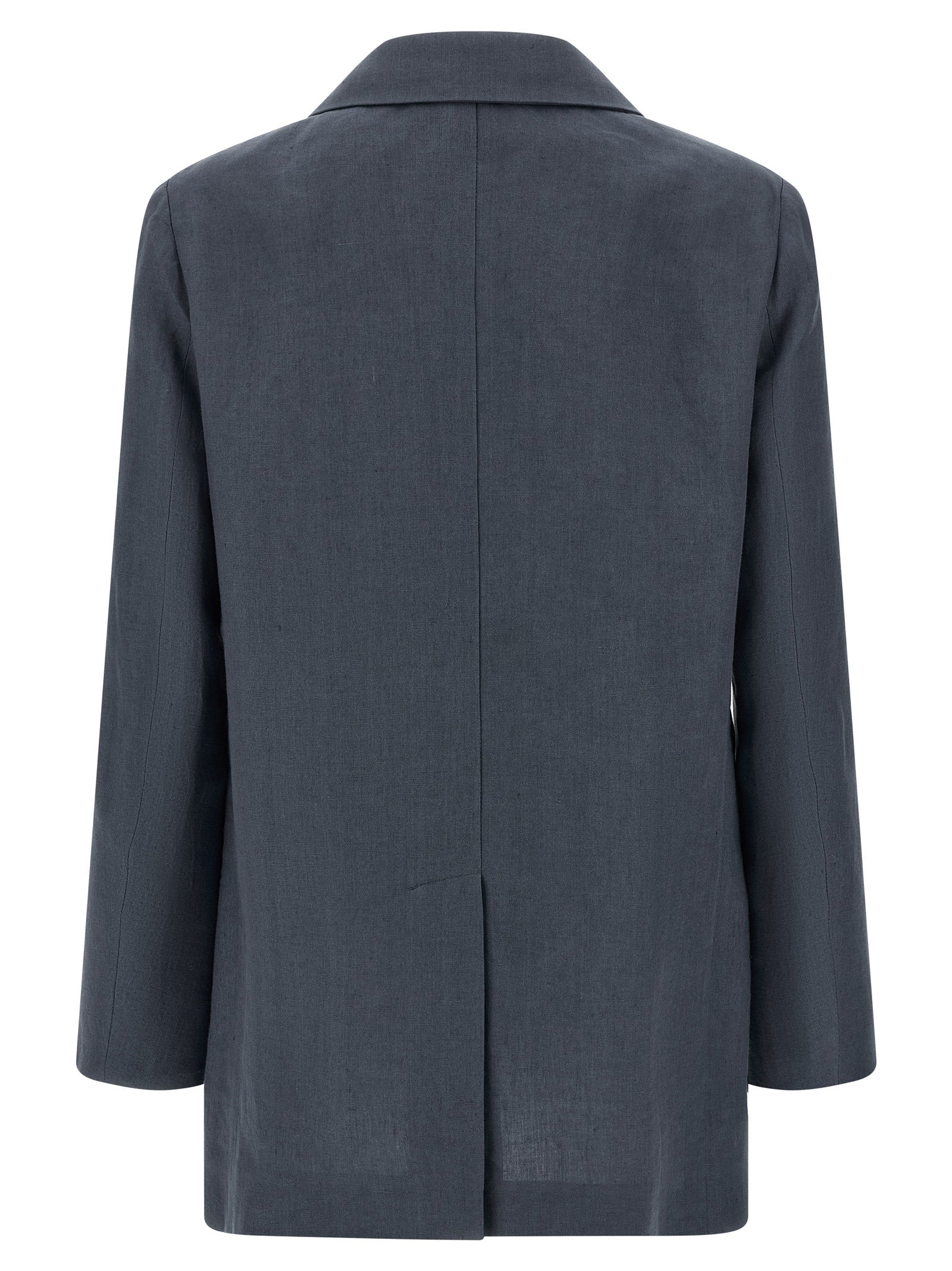 Blue Linen Blazer