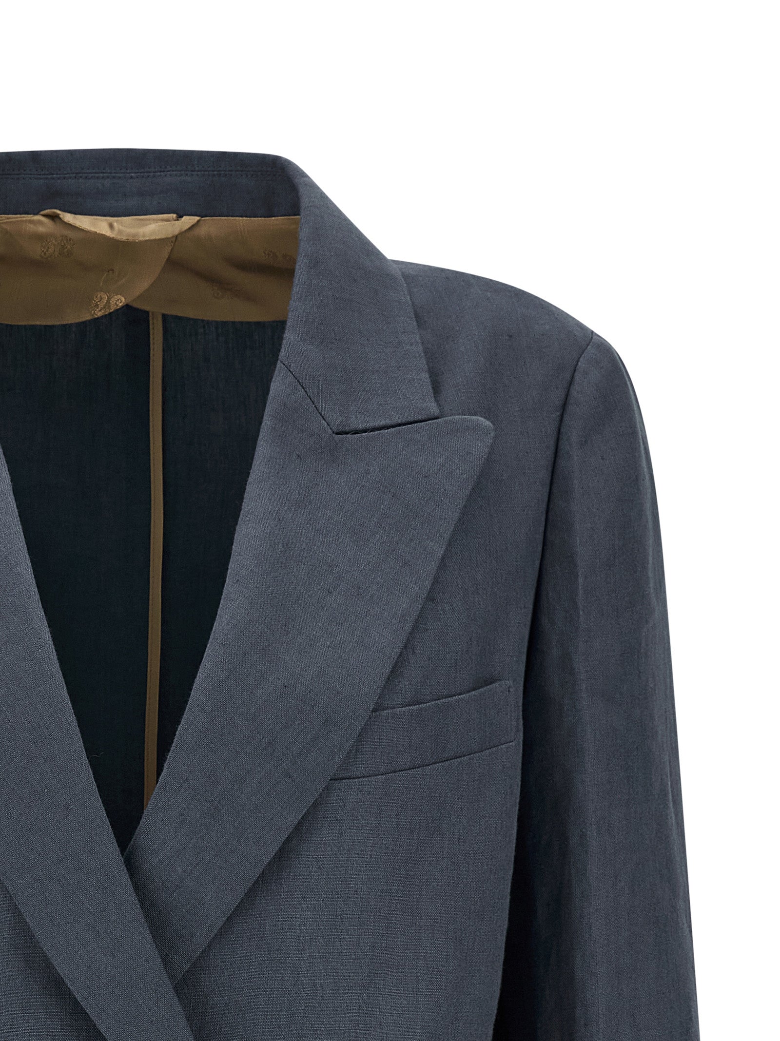 Blue Linen Blazer