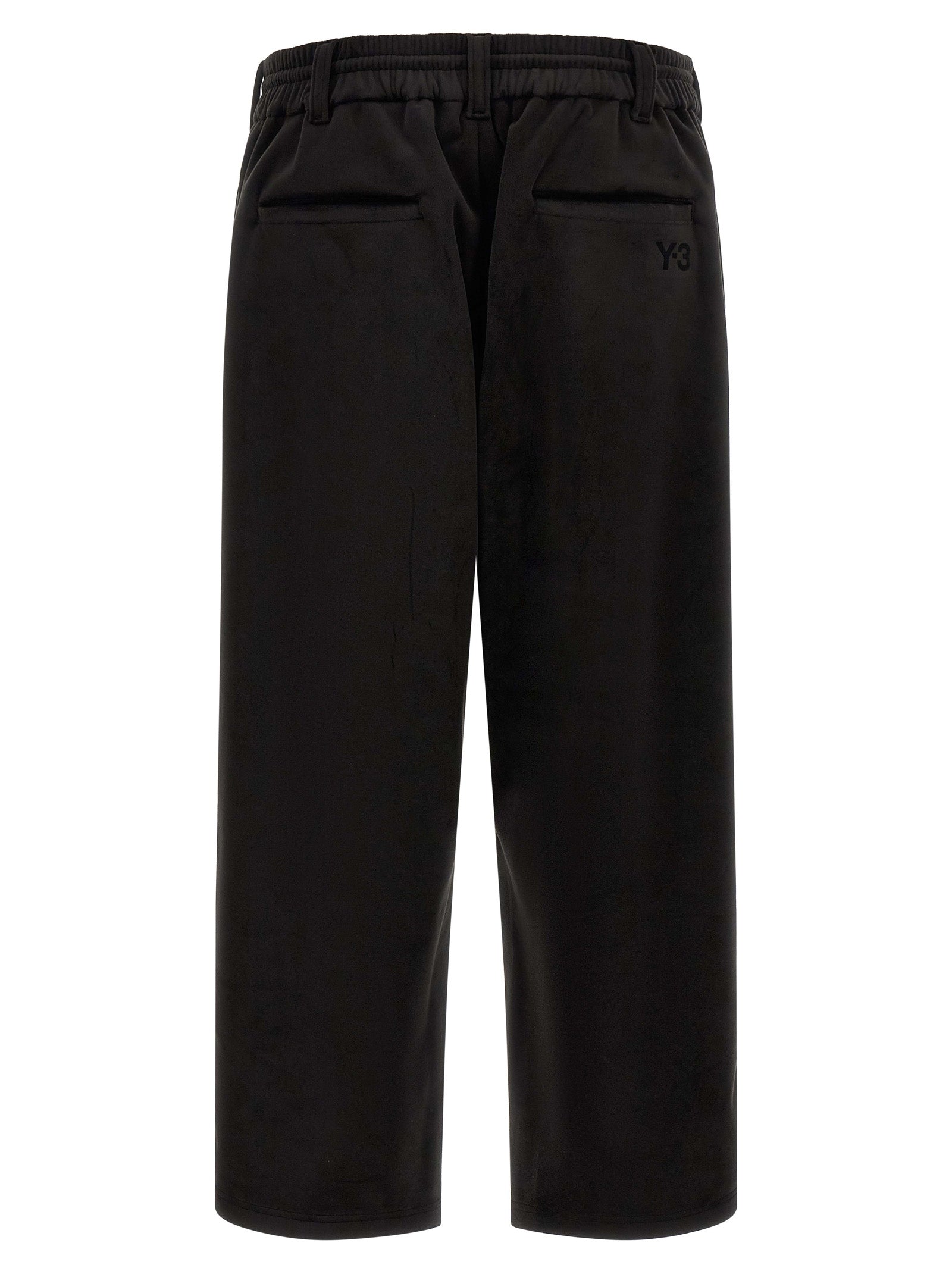 Black Recycled Polyester Joggers (Workout Pants)
