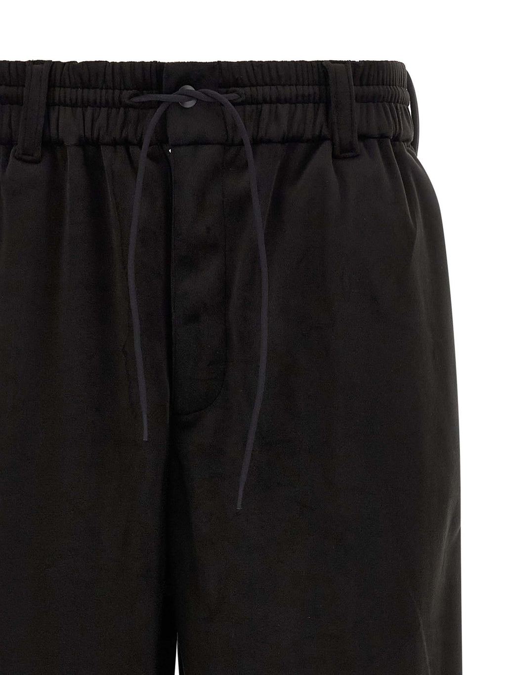 Black Recycled Polyester Joggers (Workout Pants)