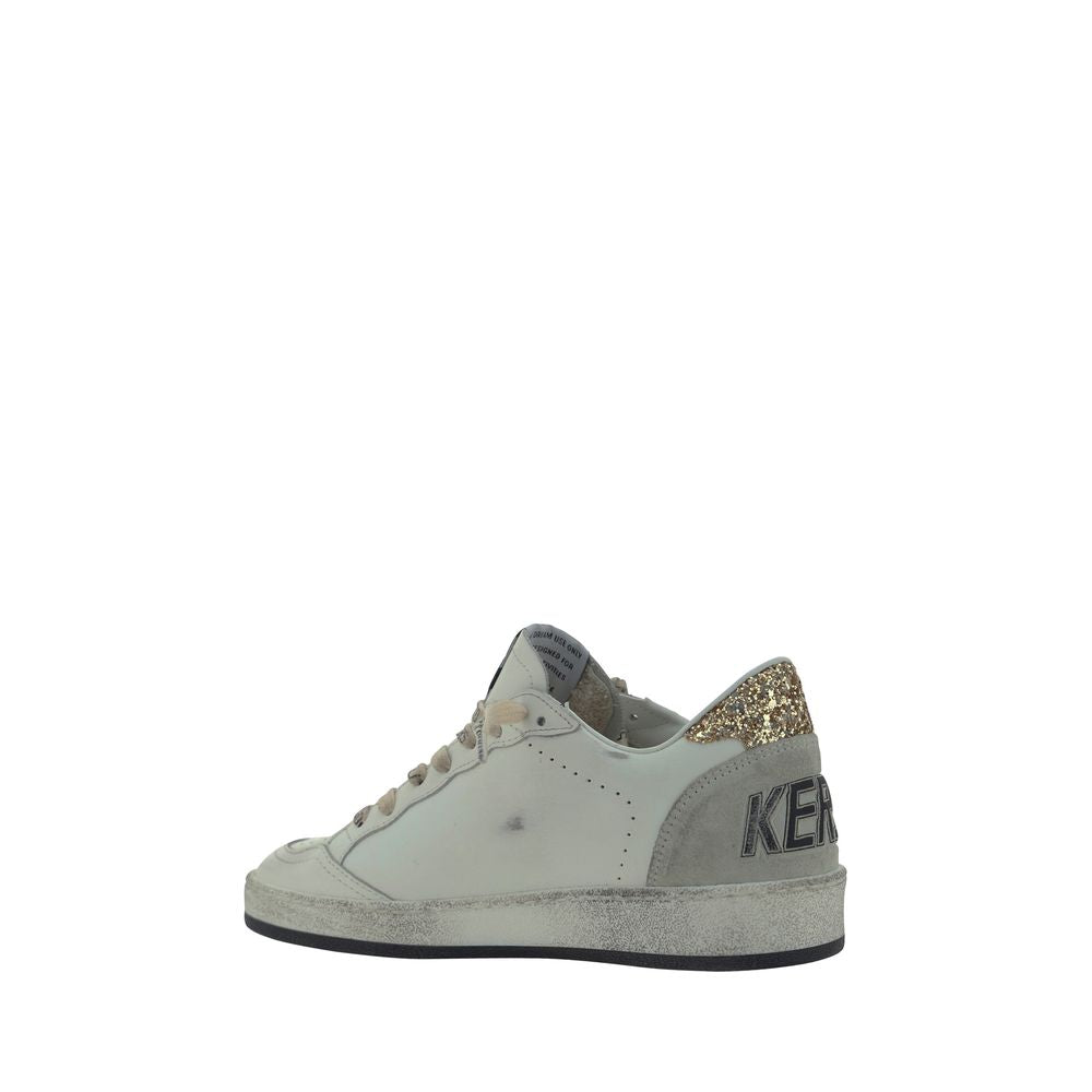 White Goatskin Sneakers