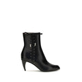 Black Calf Leather Bos Taurus Lace-Up Boots