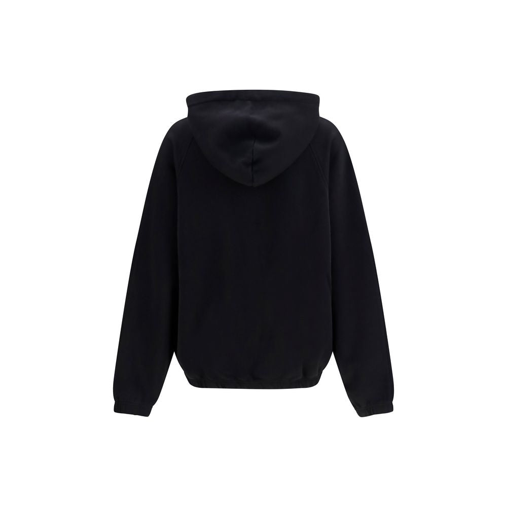 Black Cotton Sweatshirt