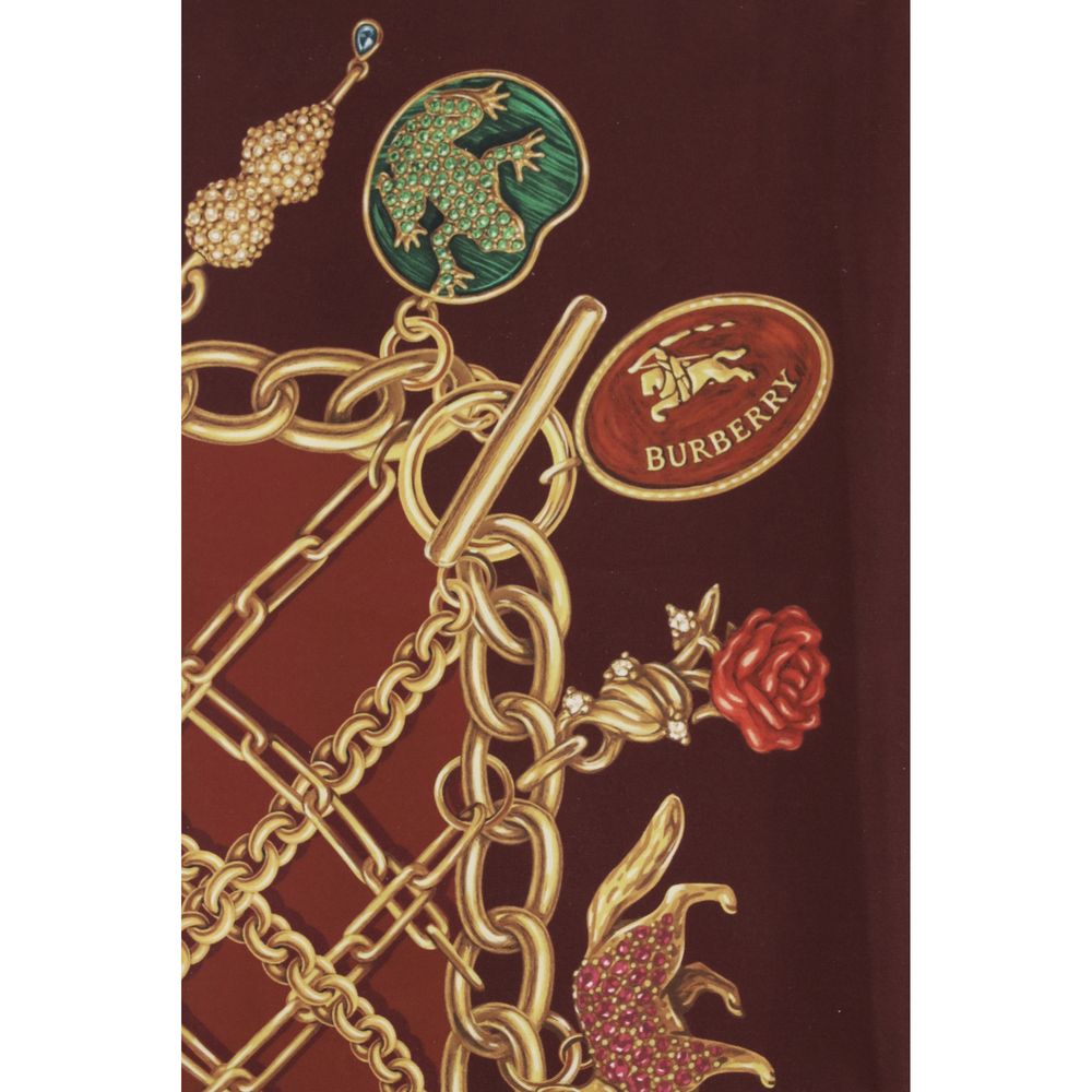 Bordeaux Silk Scarf