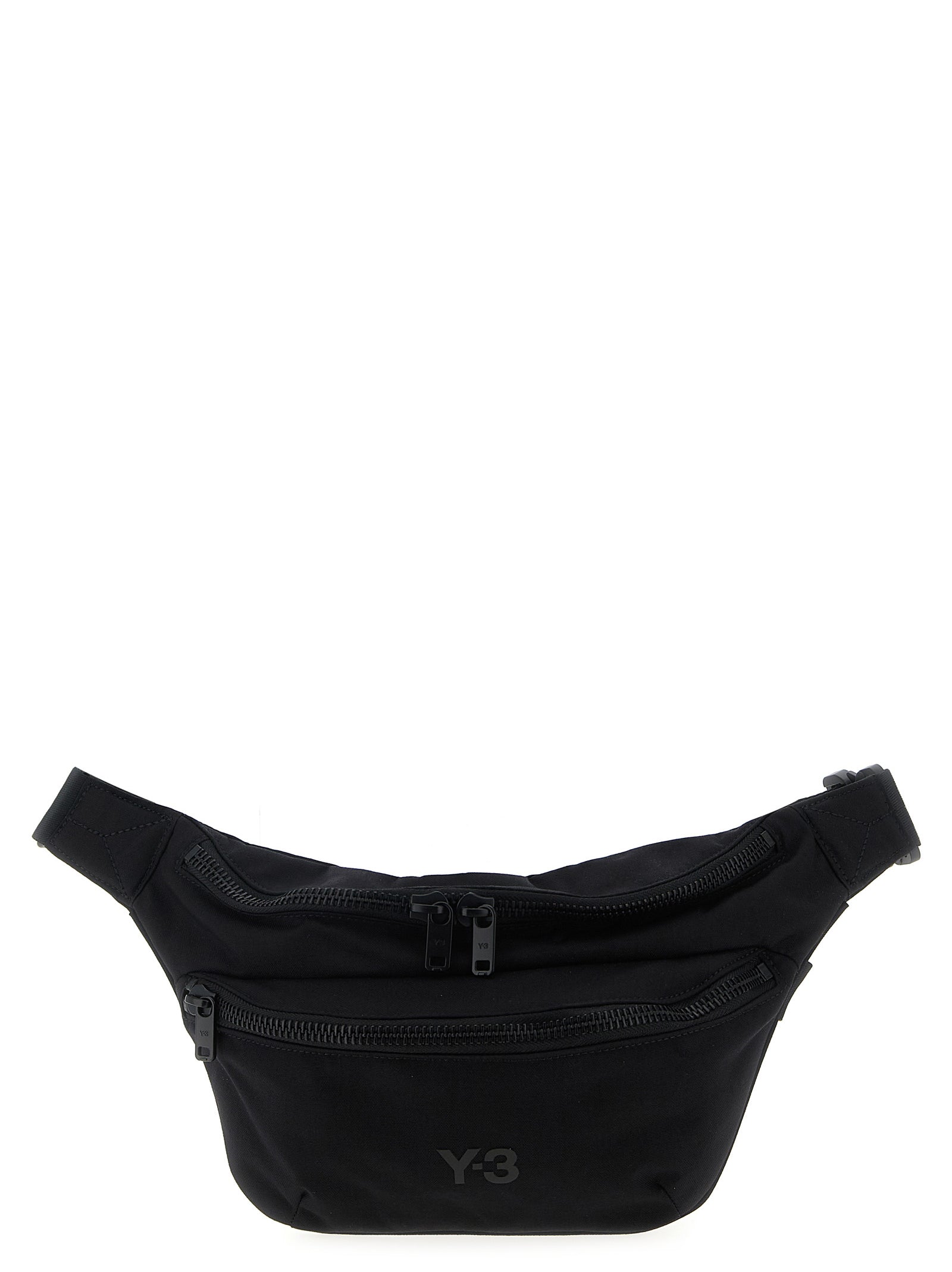 Black Polyamide Crossbody Bag