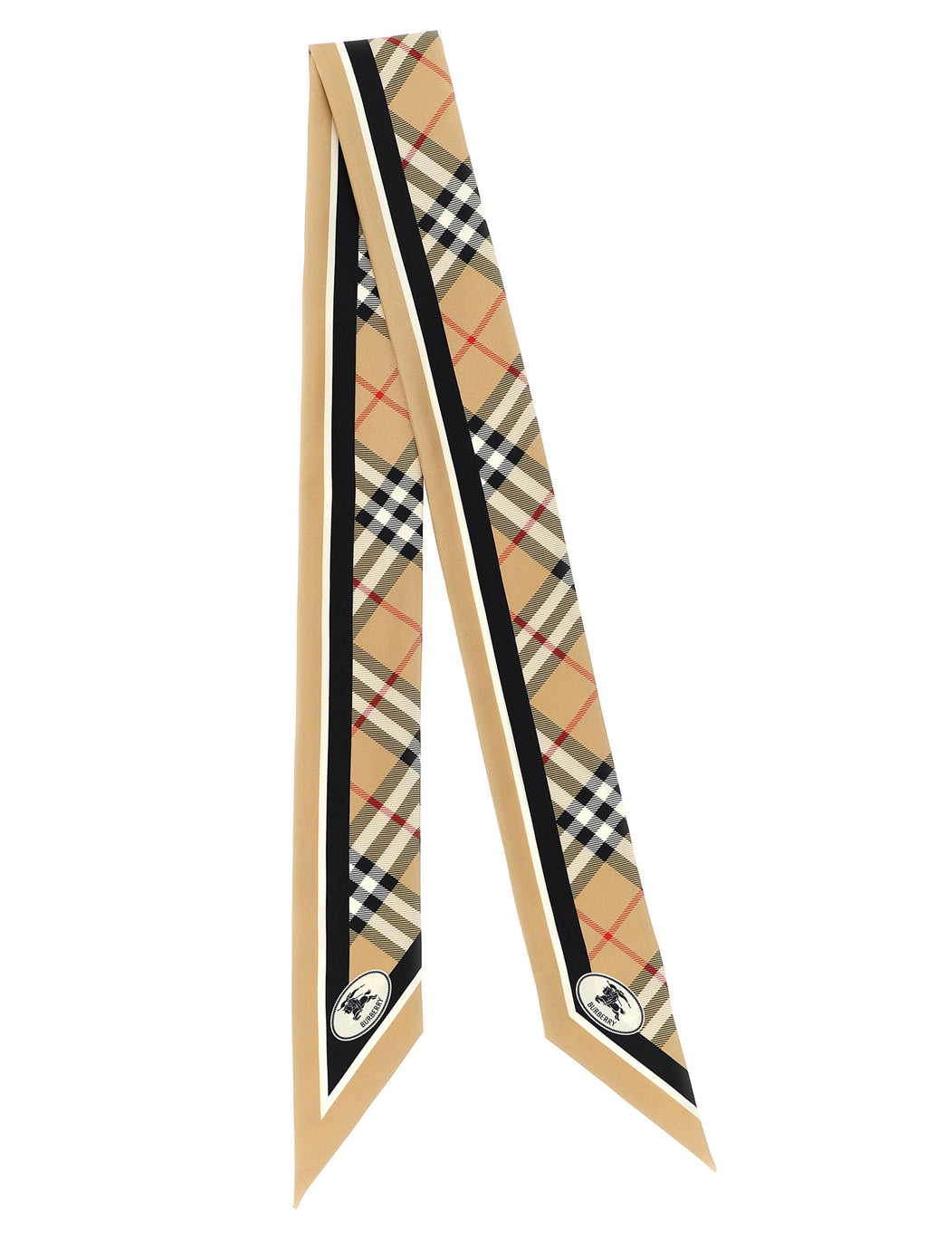 Beige Satin Foulard
