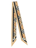 Beige Satin Foulard