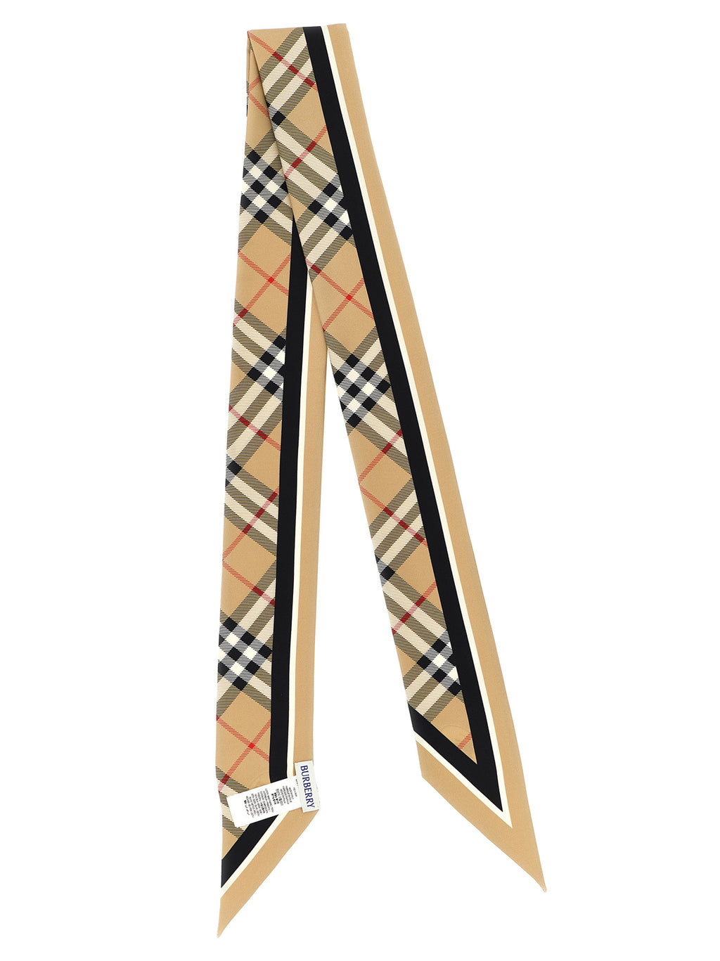 Beige Satin Foulard