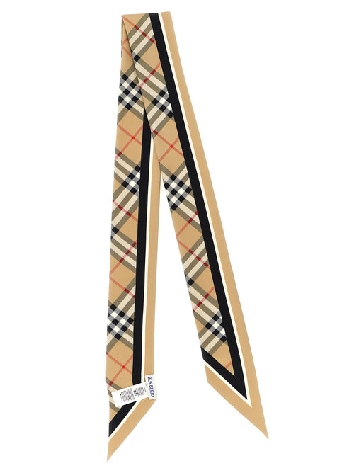 Beige Satin Foulard