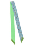 Multicolor Silk Foulard