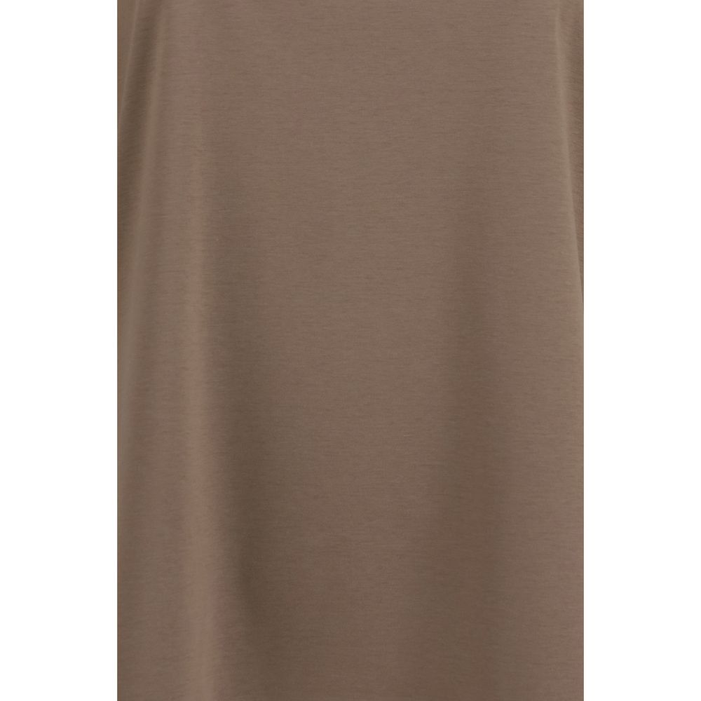 Brown Cotton T-Shirt