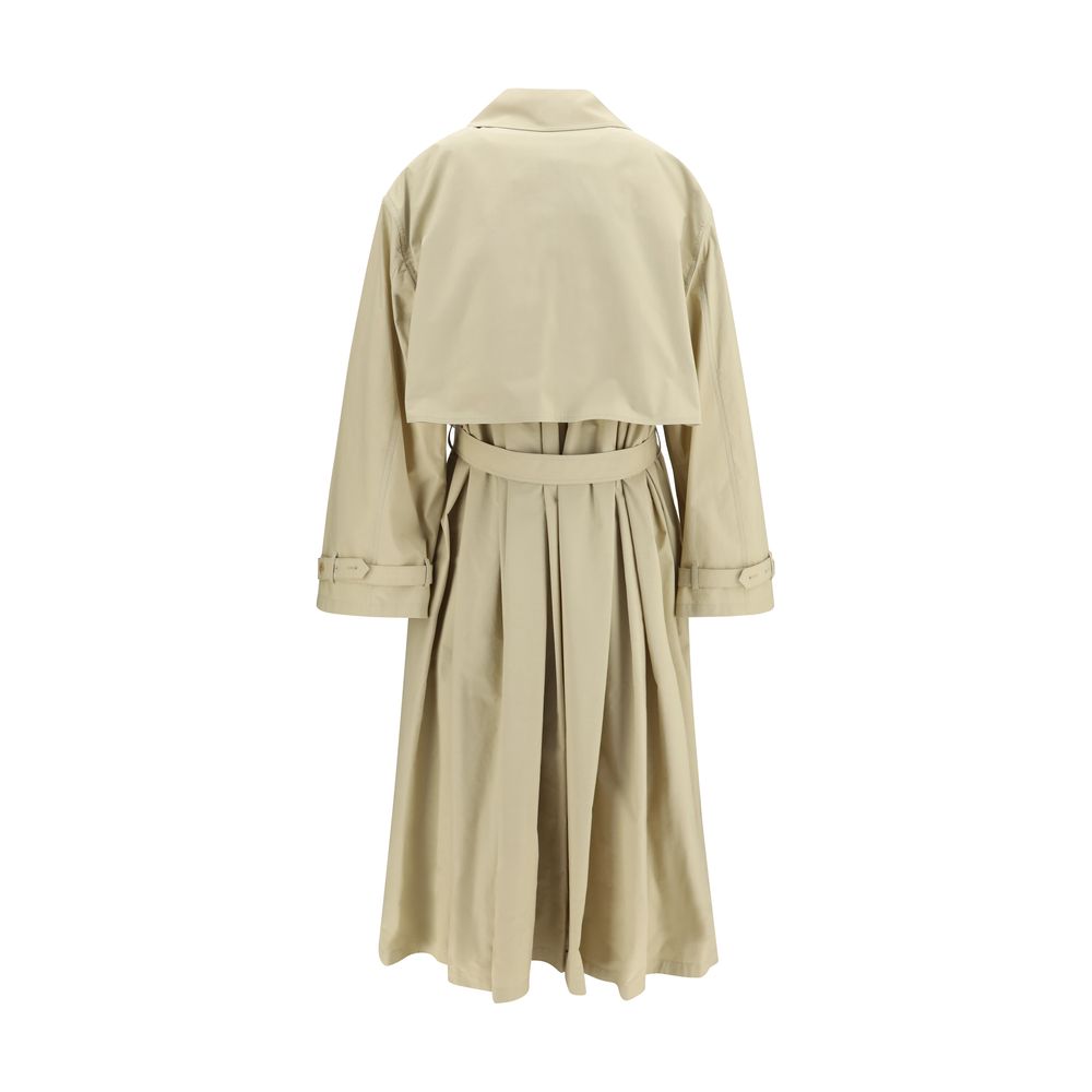 Beige Cotton Coat