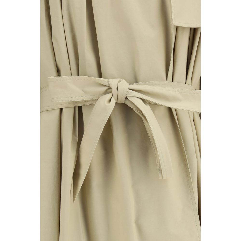 Beige Cotton Coat