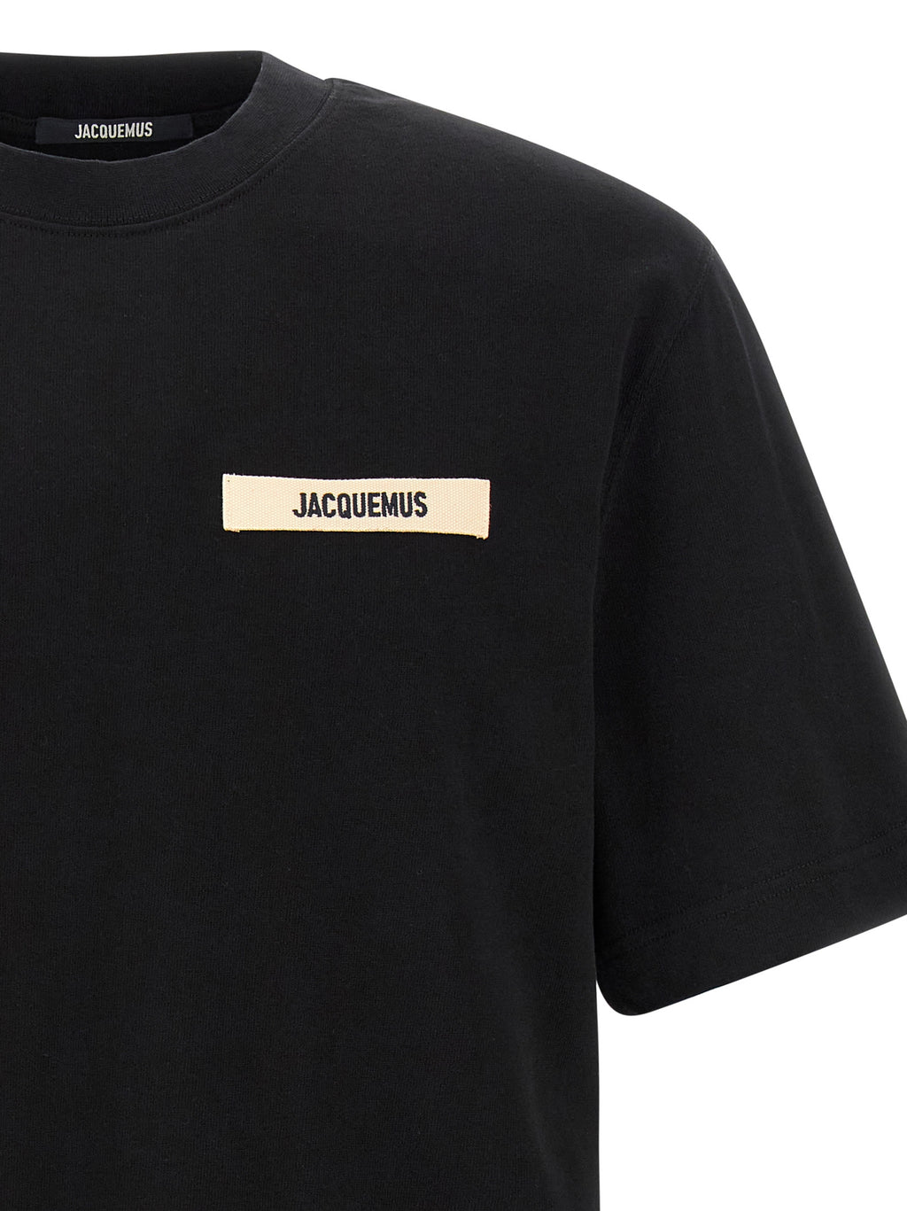 Black Cotton T-Shirt