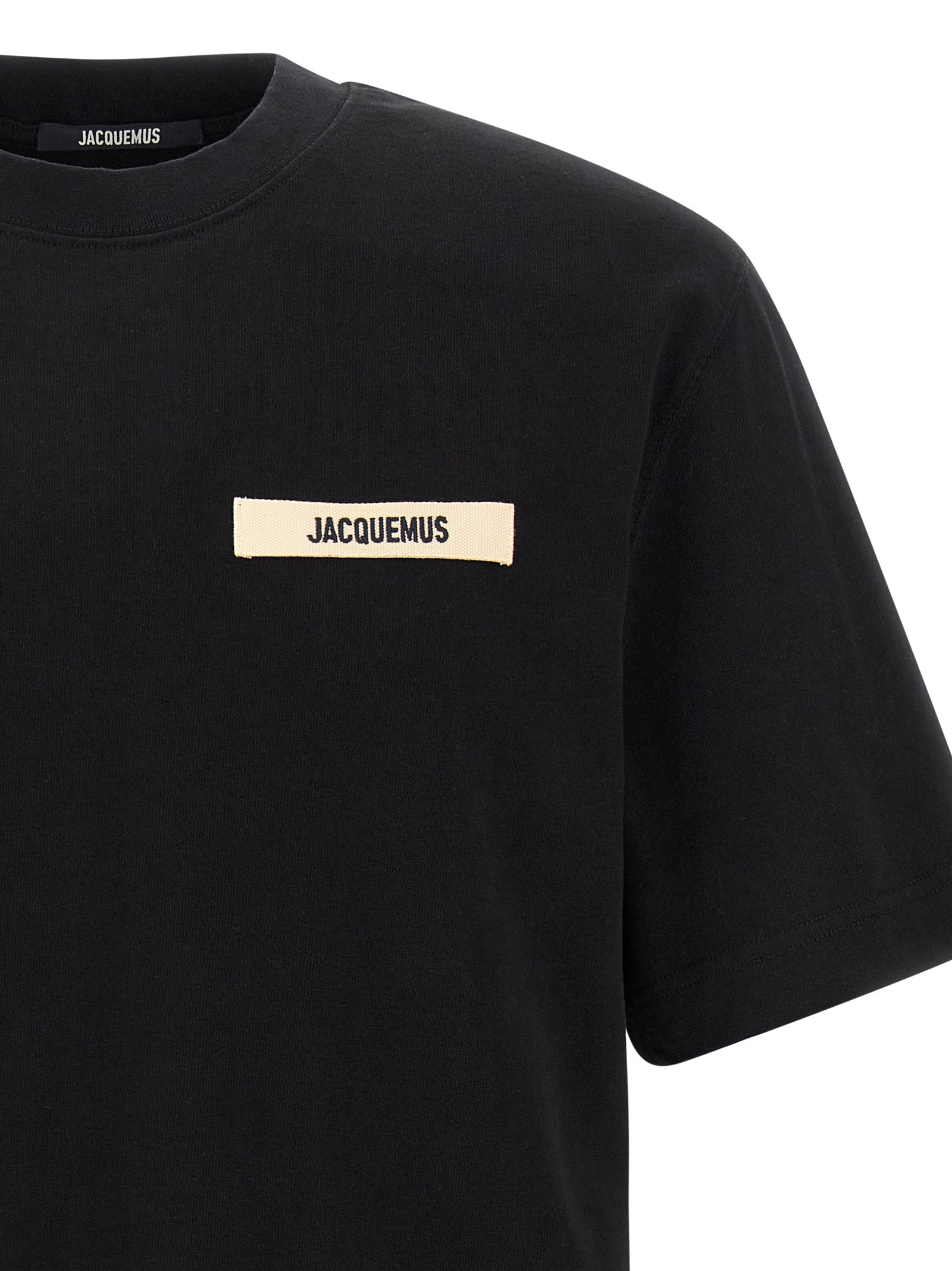 Black Cotton T-Shirt