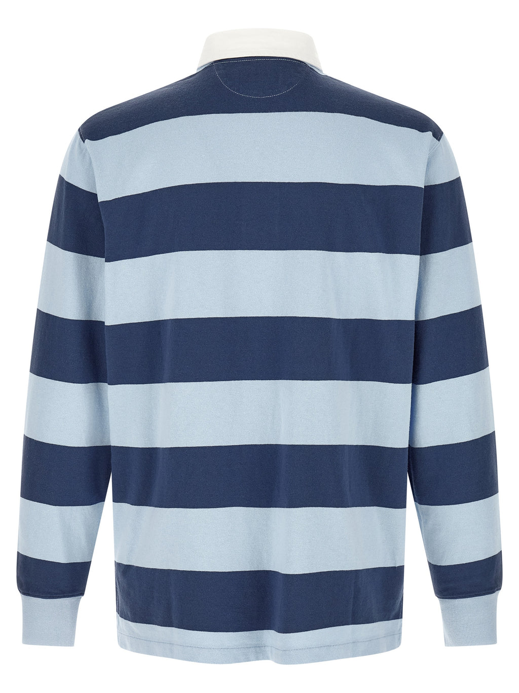 Blue Cotton Polo Shirt