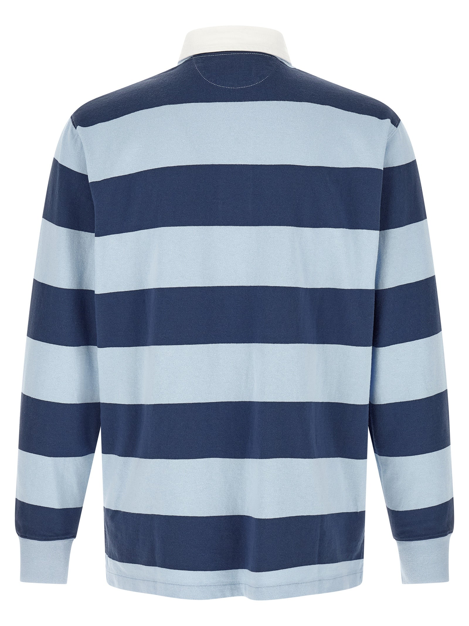 Blue Cotton Polo Shirt