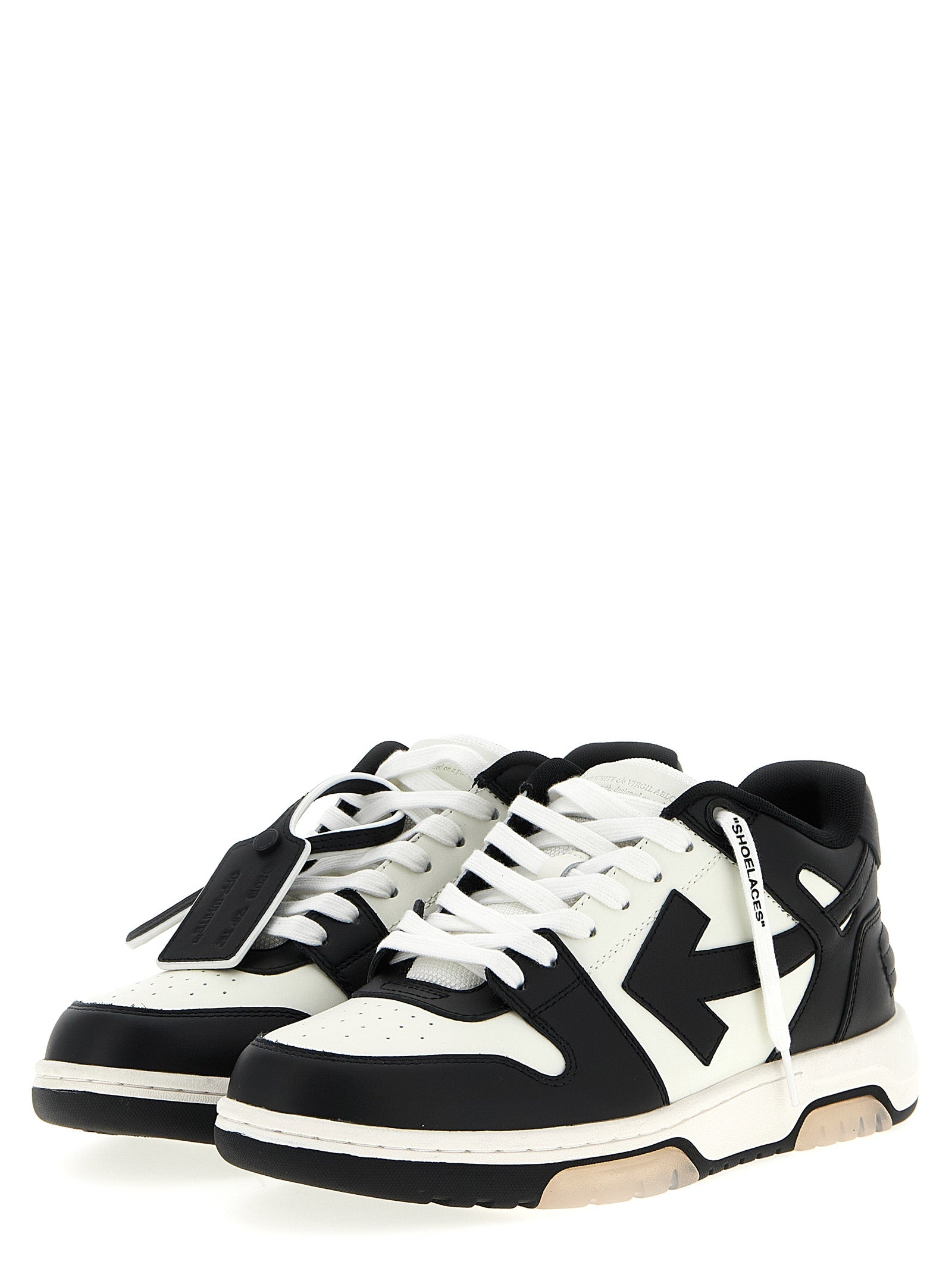 Bicolor Calfskin Low Top Sneakers