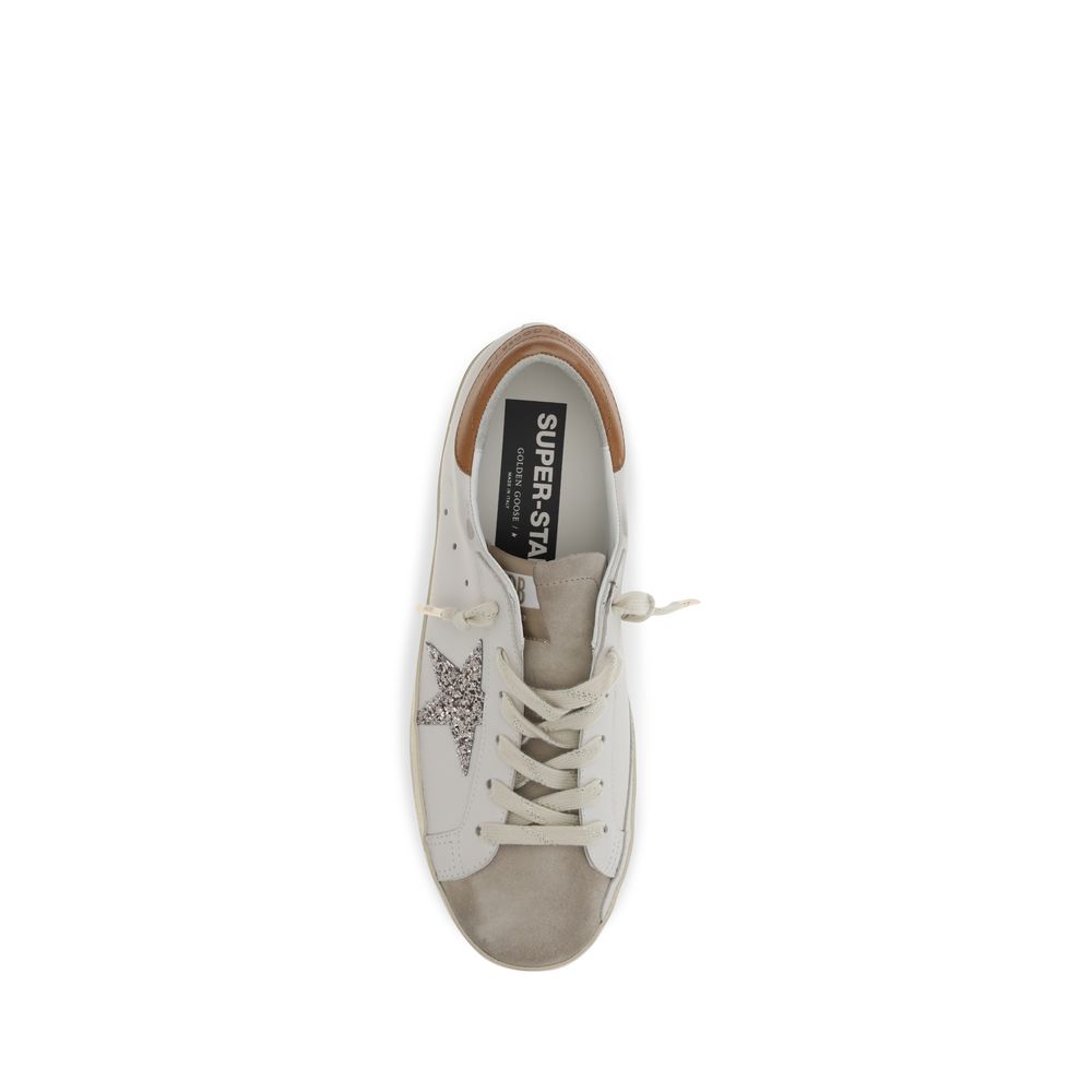 White Calf Leather Bos Taurus Low Top Sneakers