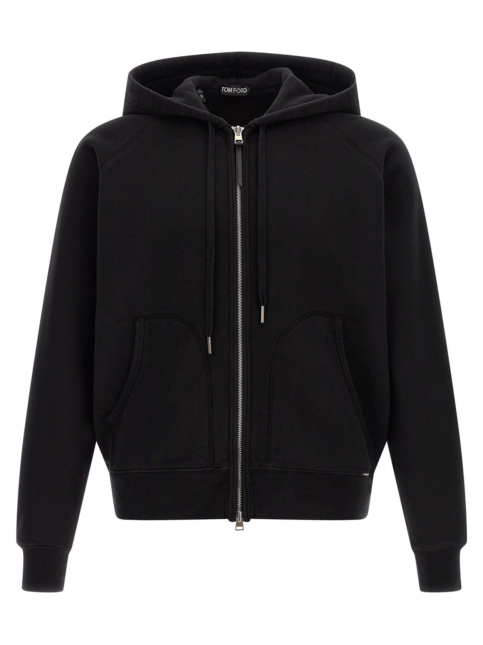 Black Cotton Sweatshirt