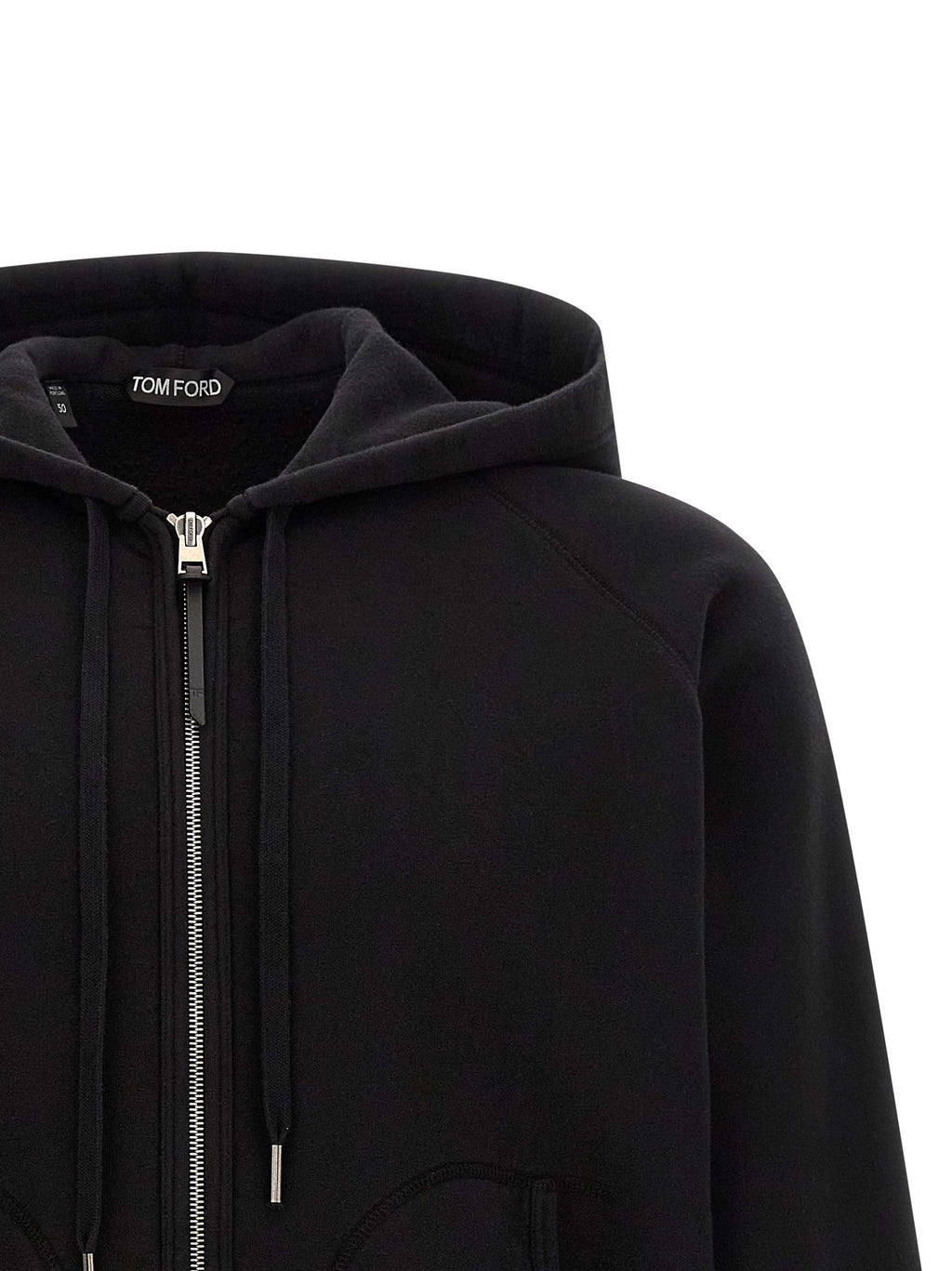 Black Cotton Sweatshirt