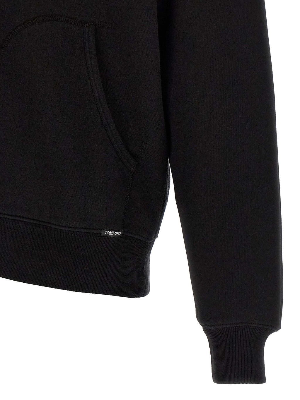Black Cotton Sweatshirt