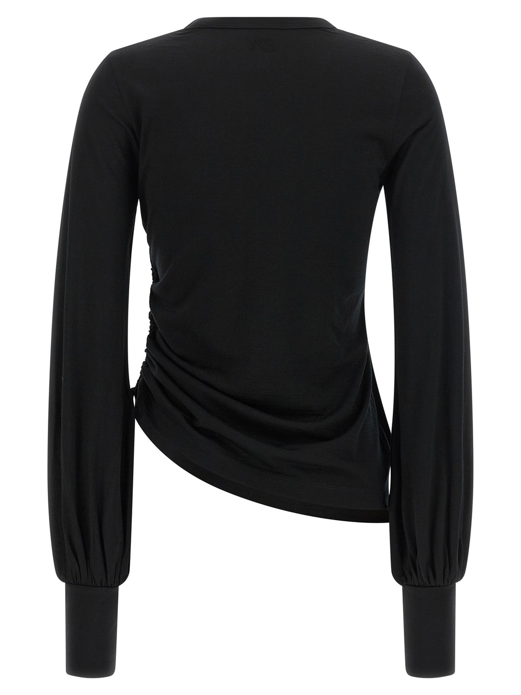 Black Merino Wool Sportswear
