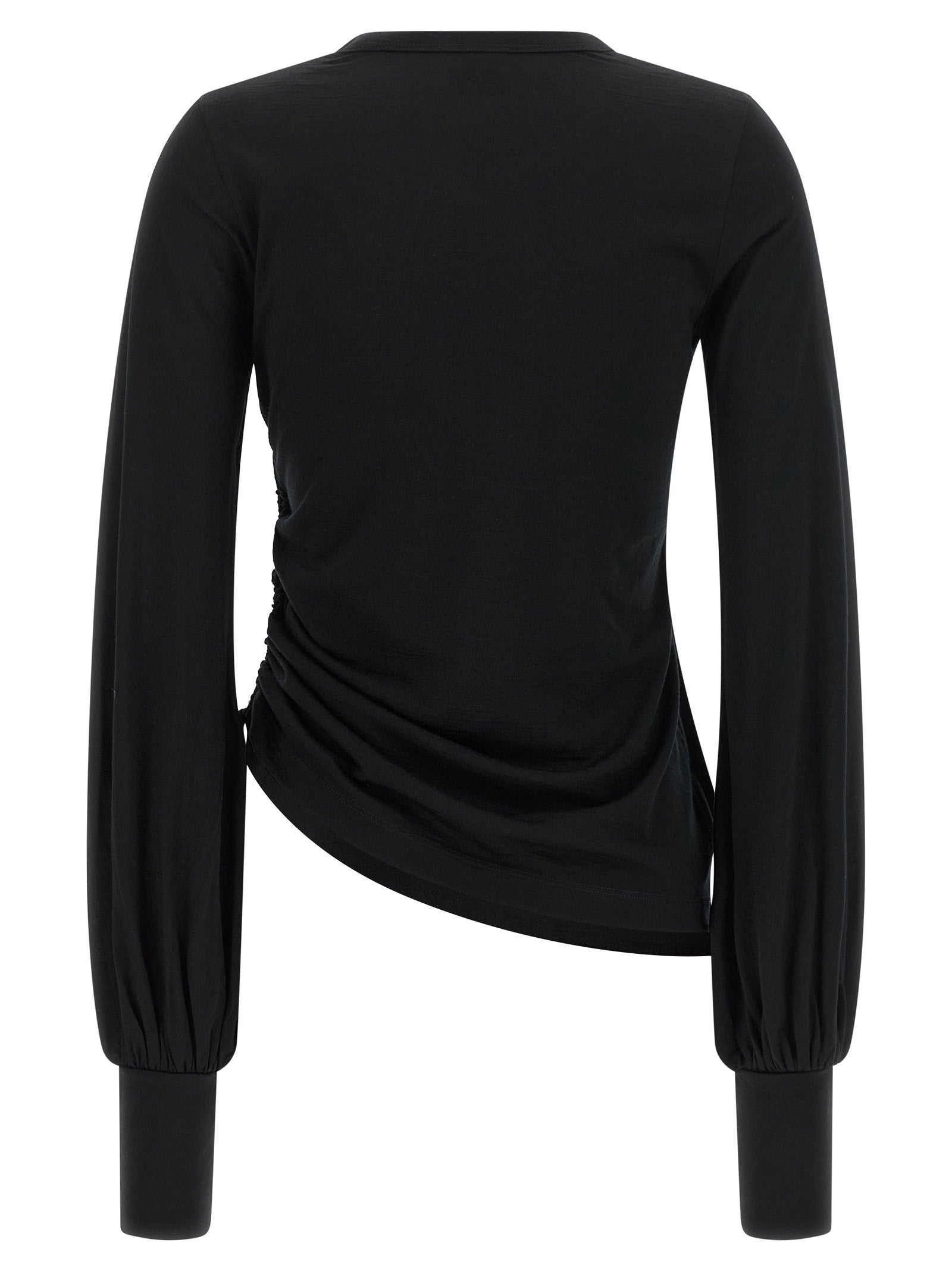 Black Merino Wool Sportswear