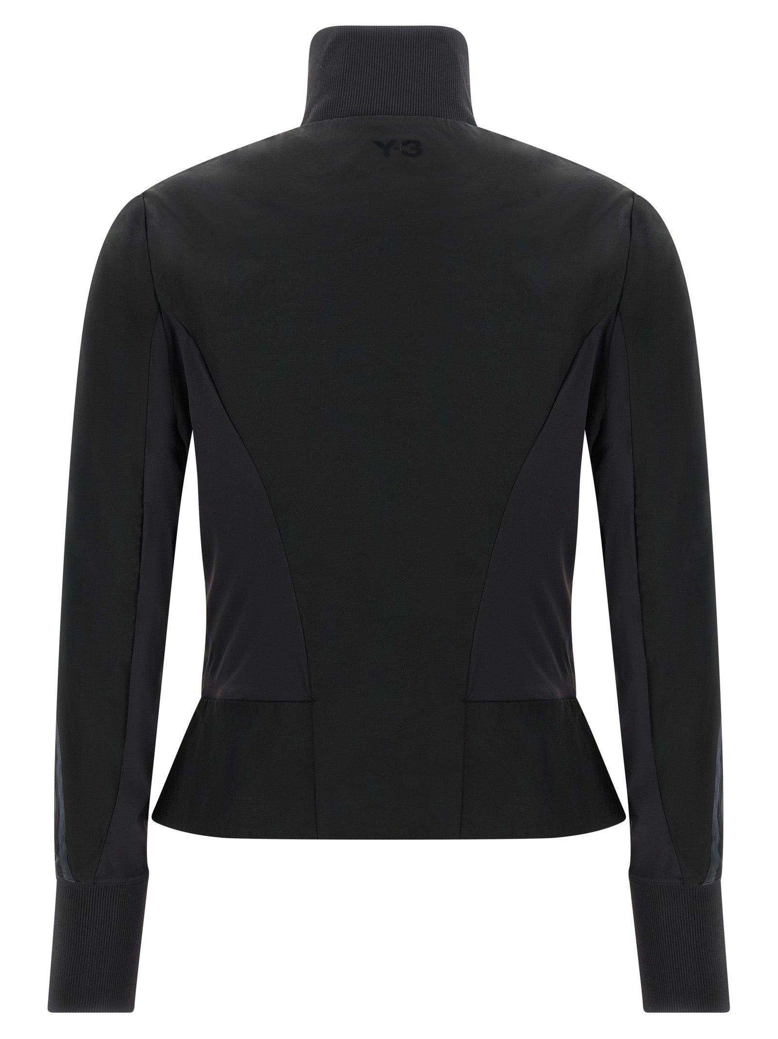 Black Polyamide Sweatshirt